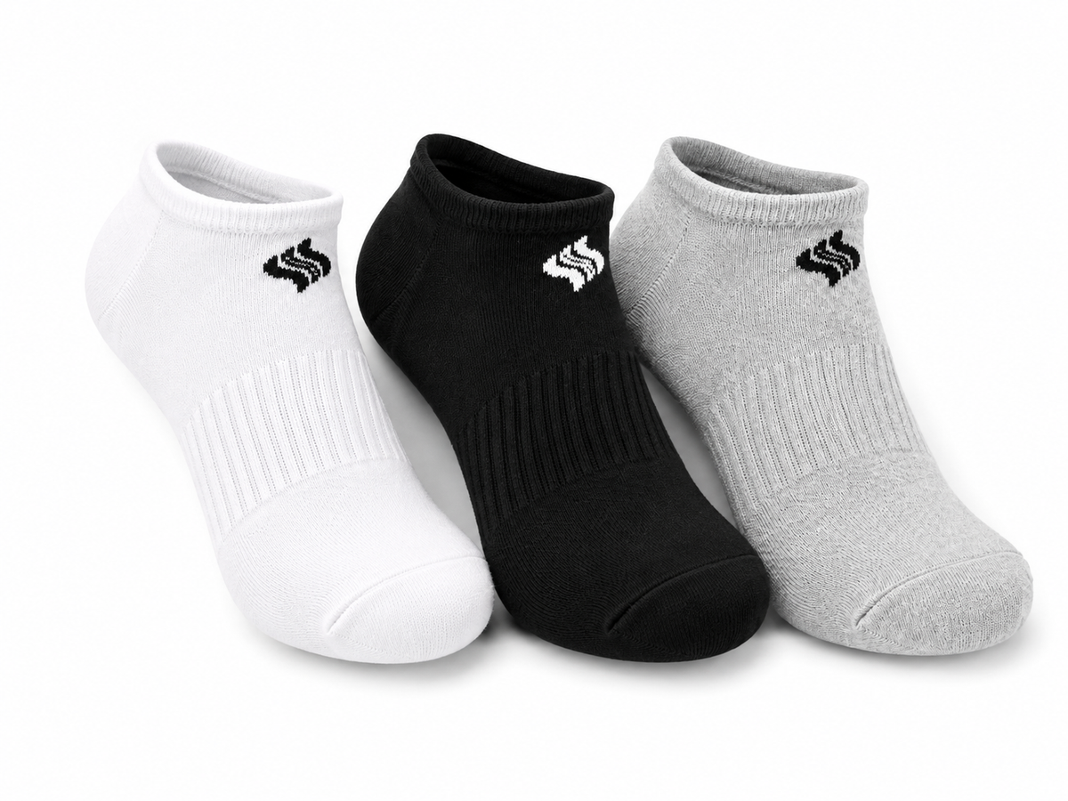 No show socks 3pk