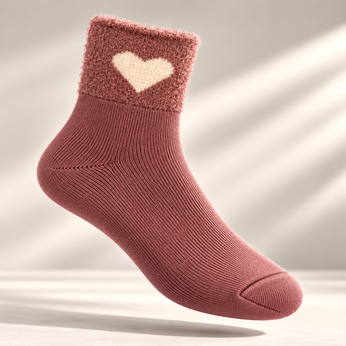 heart terry socks pack of 1