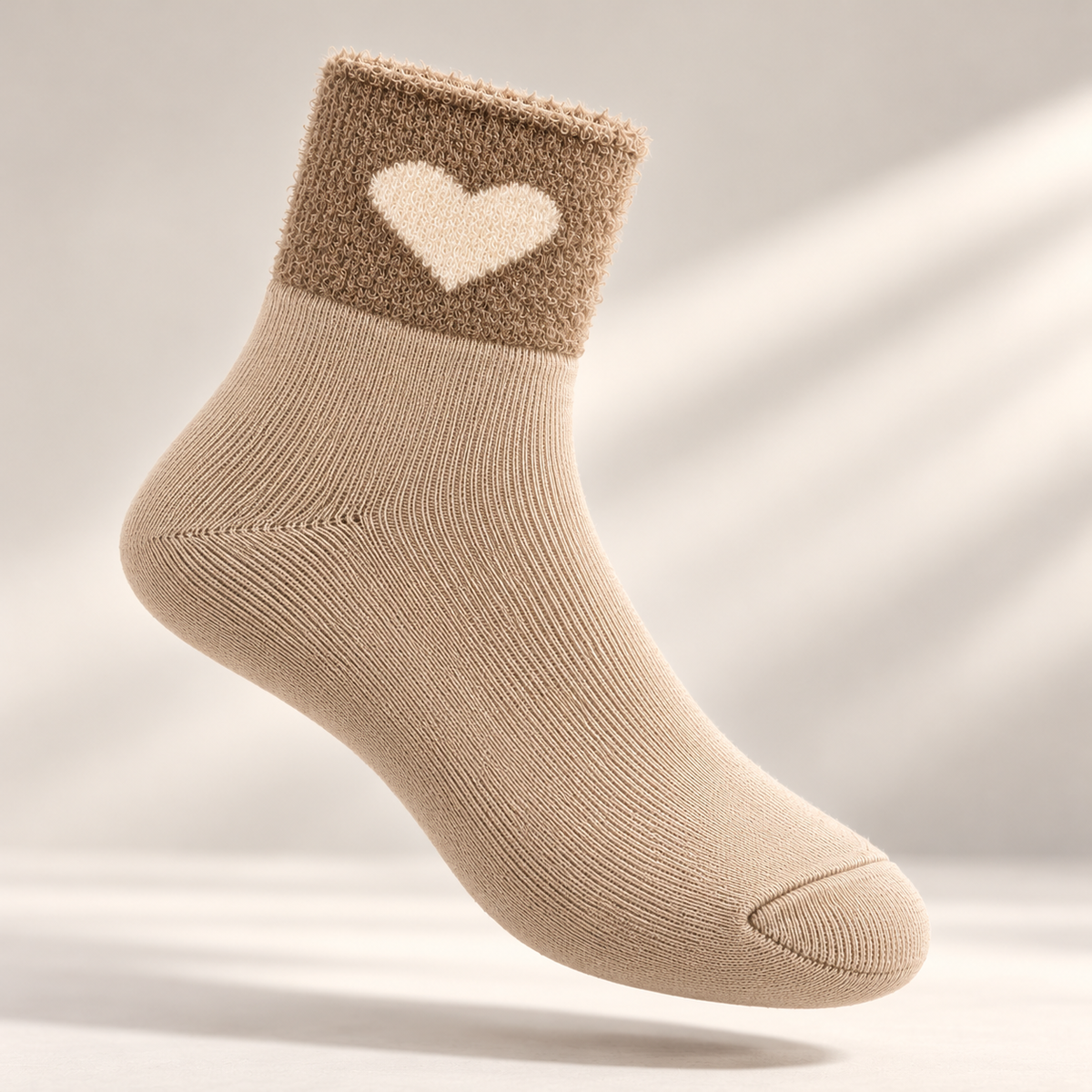 heart terry socks pack of 1