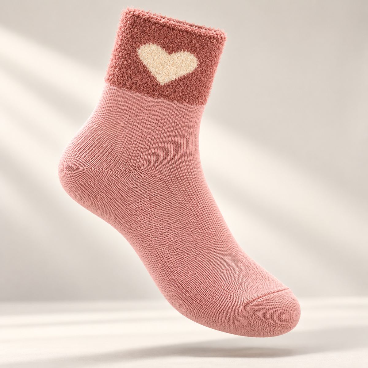 heart terry socks pack of 1